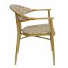 BERCY armchair | White & Caramel  restaurant room