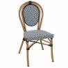 Chaise PARIS | Noir & Blanc  CHAISES EN TOILE/CORDE