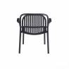 DOHA Lounge Armchair | Anthracite  Gamme MONACO