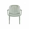 Fauteuil Lounge DOHA | Sauge  CHAISES EN POLYPROPYLÈNE