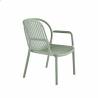 Fauteuil Lounge DOHA | Sauge  CHAISES EN POLYPROPYLÈNE