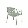 Fauteuil Lounge DOHA | Sauge  CHAISES EN POLYPROPYLÈNE