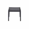copy of Set of 4 DOHA Lounge Armchairs | Anthracite  Gamme MONACO