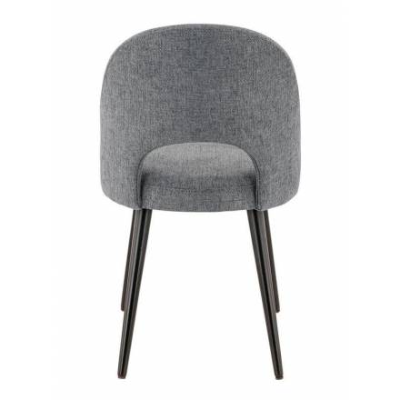 Lot de 2 chaises GINETTE | Gris  Chaises d'intérieur