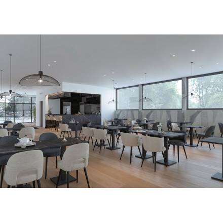 GINETTE grey chair  INDOOR CHAIRS