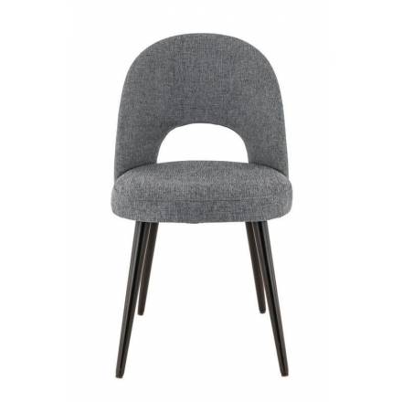 Lot de 2 chaises GINETTE | Gris  Chaises d'intérieur