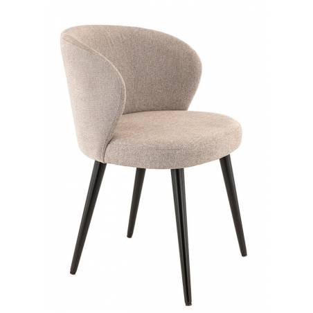 Lot de 2 fauteuils ANGÈLE | Beige  Chaises d'intérieur