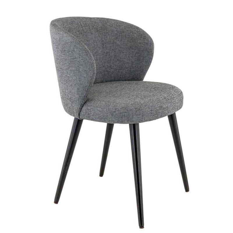 Lot de 2 fauteuils ANGÈLE | Gris  Chaises d'intérieur