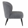 EUGÉNIE Grey lounge chair  INDOOR CHAIRS