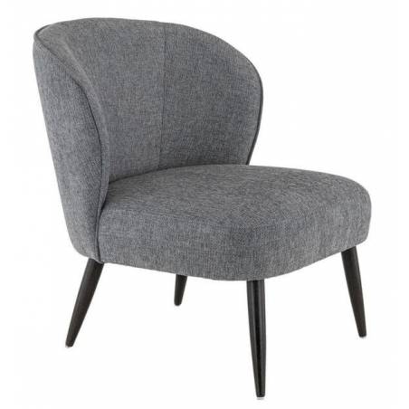 EUGÉNIE Grey lounge chair  INDOOR CHAIRS