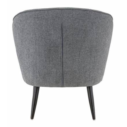 EUGÉNIE Grey lounge chair  INDOOR CHAIRS