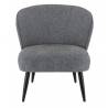 EUGÉNIE Grey lounge chair  INDOOR CHAIRS