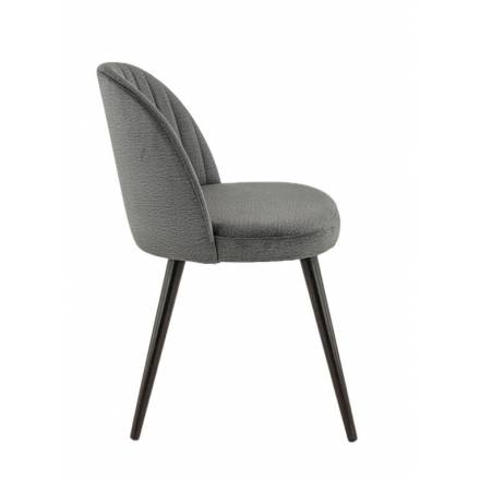Lot de 2 chaises ÉMILE| Anthracite  Chaises d'intérieur