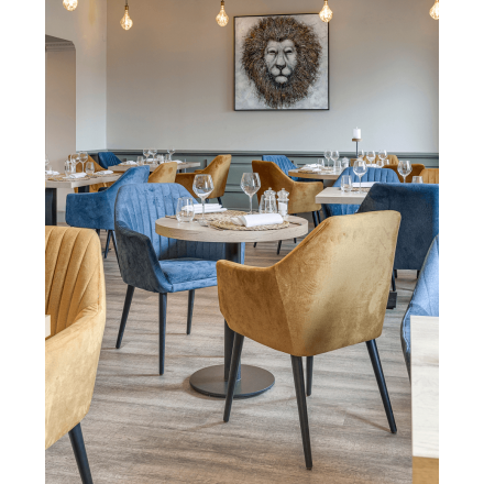 Fauteuil ALFONSE | Anthracite  Chaises d'intérieur