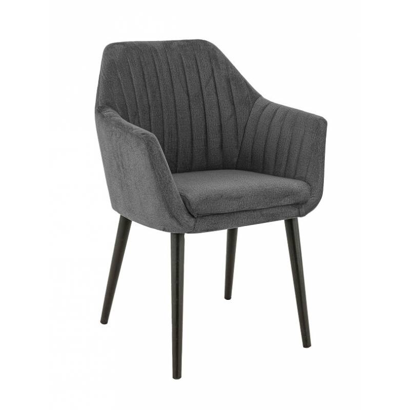 Fauteuil ALFONSE | Anthracite  Chaises d'intérieur