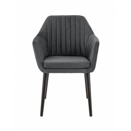 Fauteuil ALFONSE | Anthracite  Chaises d'intérieur