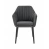 Set of 2 Armchairs ALFONSE anthracite BE EXPRESS INDOOR CHAIRS