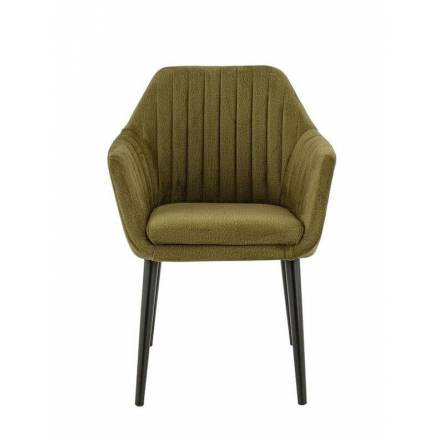 Lot de 2 fauteuils ALFONSE | Olive  Chaises d'intérieur
