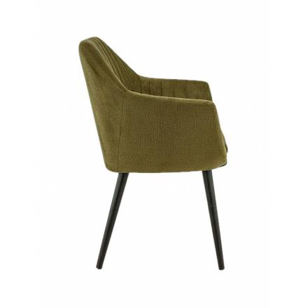 Lot de 2 fauteuils ALFONSE | Olive  Chaises d'intérieur