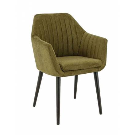 Lot de 2 fauteuils ALFONSE | Olive  Chaises d'intérieur