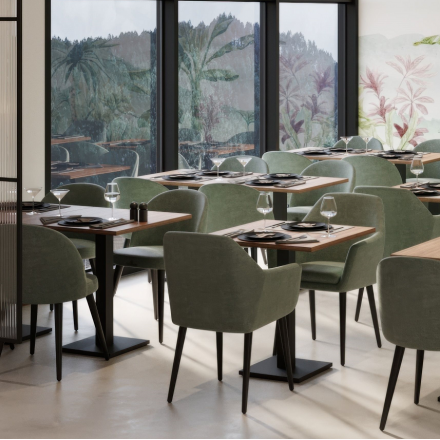 Lot de 2 fauteuils ROMEO | Beige  Chaises d'intérieur