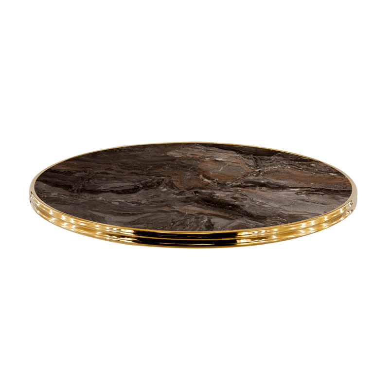Rimmed table top | Marrakesh/Brass  Plateaux de table