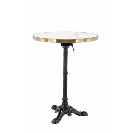 Table ORSAY - Cerclé laiton/Marbre  PLATEAUX DE TABLE