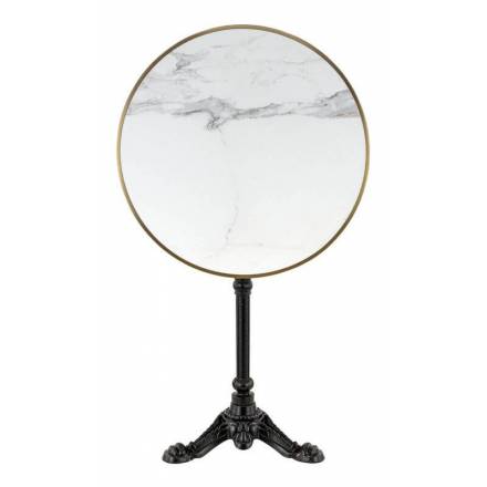 Table ORSAY - Cerclé laiton/Marbre  PLATEAUX DE TABLE