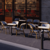 ORSAY table - Brass rimmed/Marble BE EXPRESS Plateaux de table