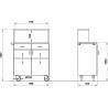 Vaisselier POLAR 2AL  Dessertes/vaisseliers extérieur