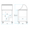 copy of Vitrine à crèmes glacées BRIO 170L TEFCOLD Ice cream cabinets