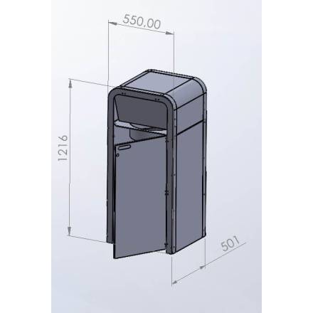 Poubelle d'extérieur POP  Home