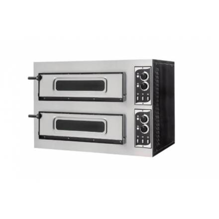 Pizza oven 2 pizzas ø45cm BASIC 2/50 GLASS 2T PRISMAFOOD Pizza ovens
