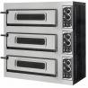 Pizza oven 3 pizzas ø45cm BASIC 3/50 GLASS 6T PRISMAFOOD Pizza ovens