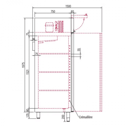 Armoire bi-température CORECO AGM-1003 CORECO Armoires bi-températures