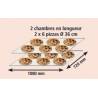 Pizza oven 2X6 pizzas ø36cm - vintage (semi) TORNATI FORNI Pizza ovens