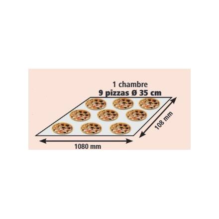 Pizza oven for 9 pizzas ø35cm | XL GAS Series PRISMAFOOD Pizza ovens