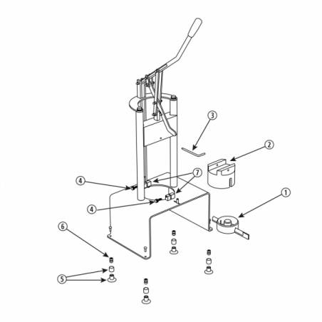 Jeu de 2 plots de maintien de lame | EA LOUIS TELLIER Toutes les catégories