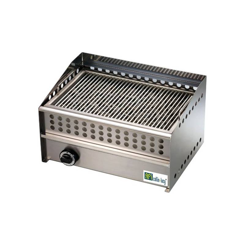 Grill with lava rocks | 480x325mm AFI COLLIN LUCY Grill with lava stones