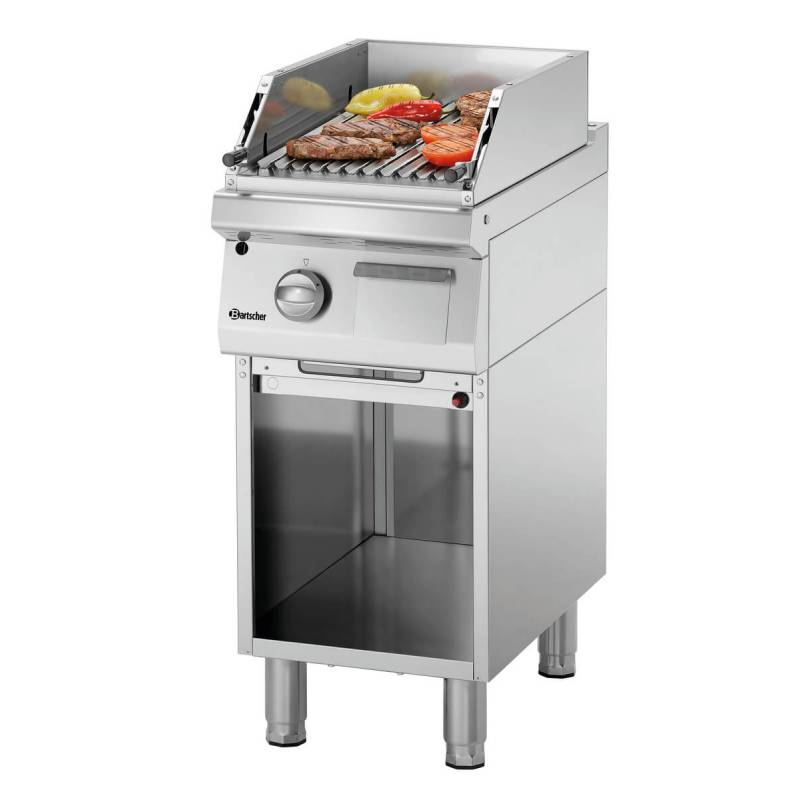 Grill with lava rocks 700VR|G90 BARTSCHER Grill with lava stones