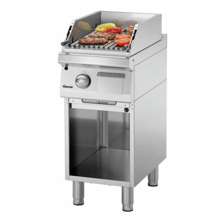 Grill with lava rocks 700VR|G90 BARTSCHER Grill with lava stones