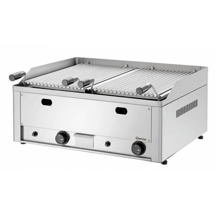Grill avec pierres de lave gaz 70|L660|AT BARTSCHER Grill with lava stones