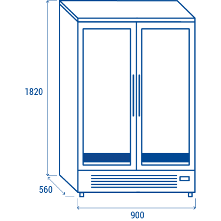 Vitrine de maturation QM 728 COOL HEAD Vitrines à viandes