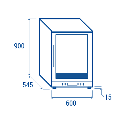 QM 148 Dry-Aging Cabinet COOL HEAD Vitrines de maturation