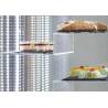 Vitrine panoramique réfrigérée pâtisserie VRP304B | Noire VERSUS Vitrines à gâteaux