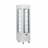 VRP304W Refrigerated Panoramic Pastry Display Case VERSUS Rotating cake cases