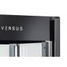 Vitrine panoramique réfrigérée pâtisserie VRP404B|Noire VERSUS Vitrines à gâteaux