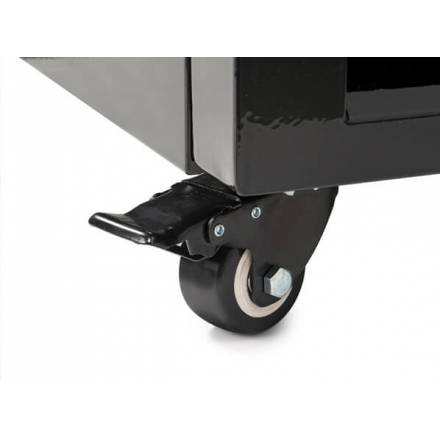 Panoramic refrigerated pastry display case VRP804B|Black VERSUS Rotating cake cases