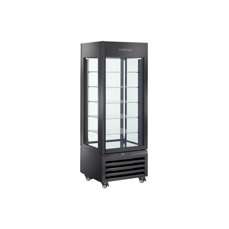 Panoramic display freezer VFP 404B | Black VERSUS Vitrines à entremets glacés