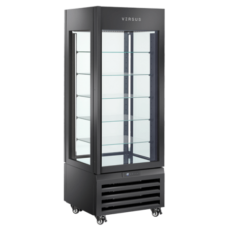 Panoramic display freezer VFP 404B | Black VERSUS Vitrines à entremets glacés